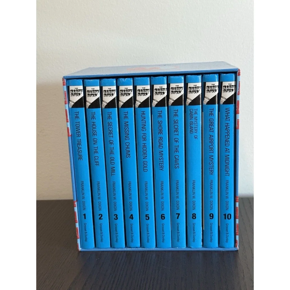 Hardy Boys Collection Hardcover Boxed Set Books 1-10 by Franklin W‎ Dixon